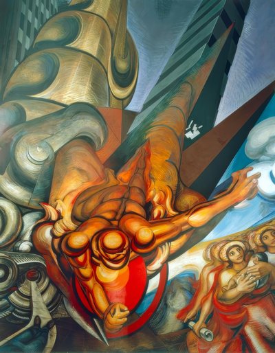 完全な安全のために、すべてのメキシコ人のために 作： José Clemente Orozco
