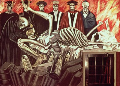 アメリカ文明叙事詩より、現代世界の神々 作： José Clemente Orozco