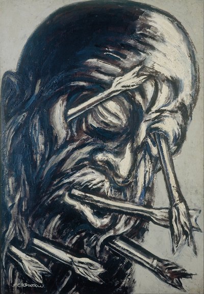 Losteulesシリーズの「矢で突き刺さった頭」 作： José Clemente Orozco