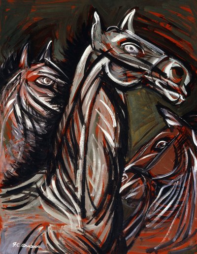 馬; 馬 作： José Clemente Orozco
