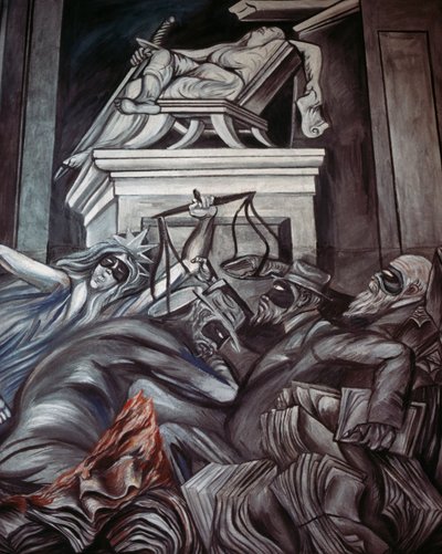 正義（詳細） 作： José Clemente Orozco