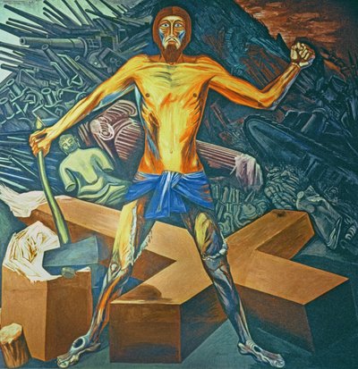 アメリカ文明の叙事詩からの精神の現代の移動 作： José Clemente Orozco