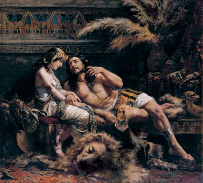 サムソンとデリラ、1887 作： José Echenagusia Errazquin