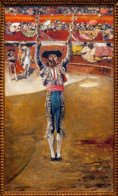 旗を立てる」ホセ・ガルシア・ラモス（1852-1912）作 油彩・キャンバス セビリア美術館（スペイン 作： José García Ramos