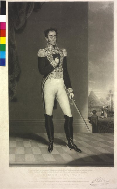 シモン・ボリバル 作： José Gil de Castro