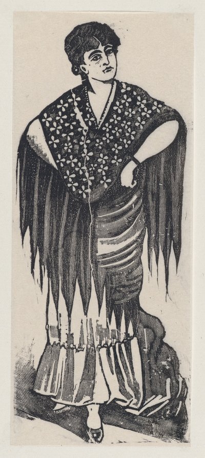 ジプシー（1880-1910年頃）。 作： José Guadalupe Posada