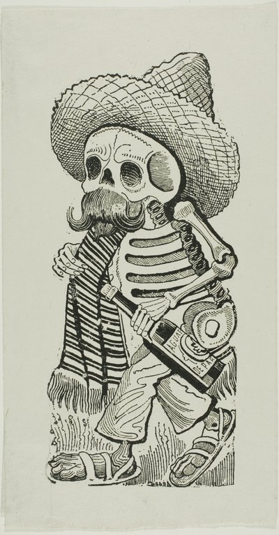 フランシスコ・マデロのカラベラ（カラベラ・マデリスタより 作： José Guadalupe Posada