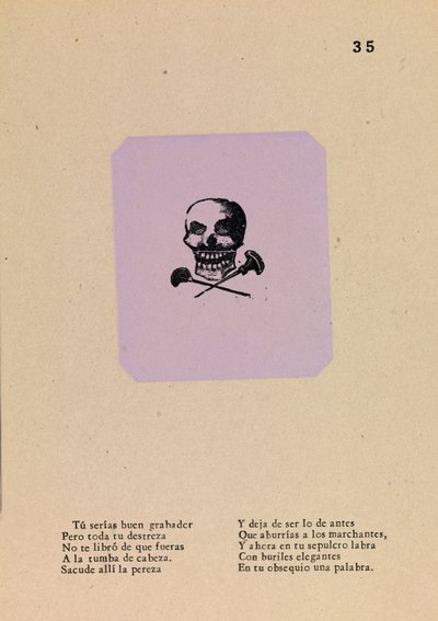 彫刻家のカラベラ 作： José Guadalupe Posada