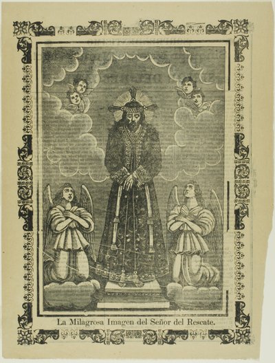 奇跡の救い主像 (The Miraculous Image of Our Savior) 作： José Guadalupe Posada