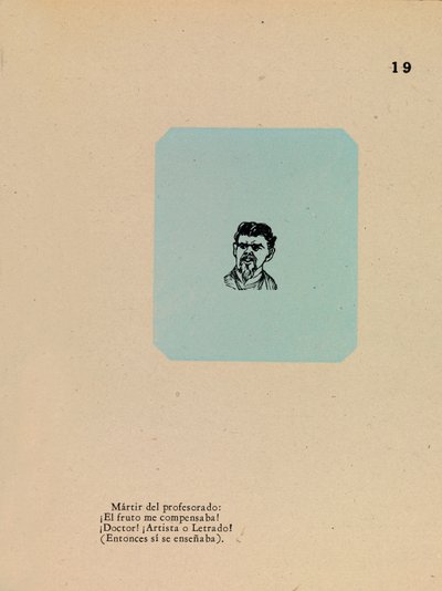 教師の肖像 作： José Guadalupe Posada