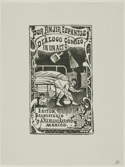 幽霊のふりをする 作： José Guadalupe Posada