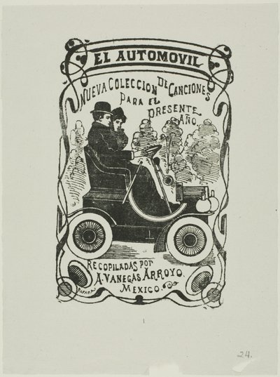 自動車 作： José Guadalupe Posada