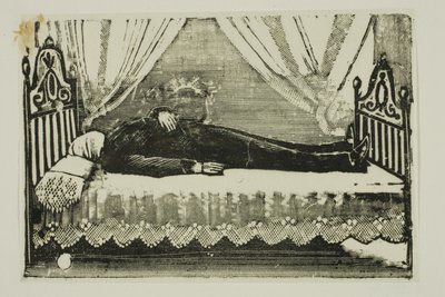ゴンザレス将軍の死 作： José Guadalupe Posada