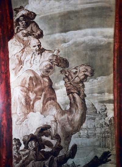パリのホテル・ワンデルの宴会場の装飾（フレスコ画）、20世紀 作： José María Sert
