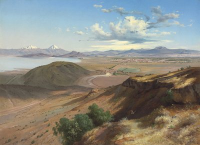 セントイザベルの丘からのメキシコの谷、1892年 作： José María Velasco