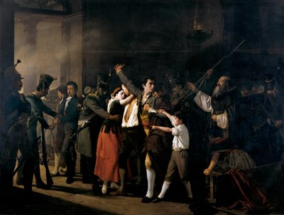 ブエン スチェソでのスペインの愛国者の銃撃 (1808 年 5 月 3 日の夜明け) 作： José Marcelo Contreras y Muñoz