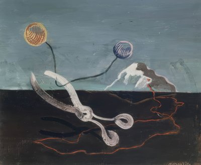 絵画 – (はさみ) 作： José Moreno Villa
