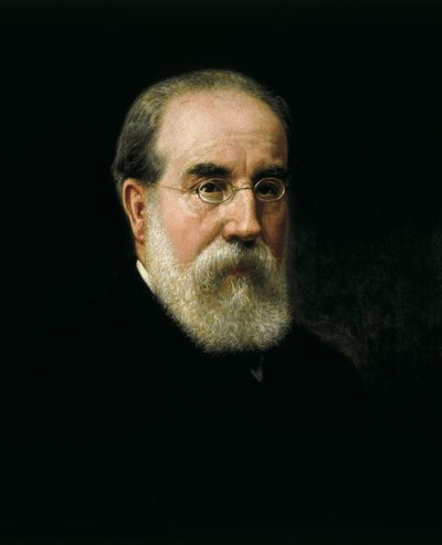 フランシスコ・ピ・イ・マーガル (1824-1901) の肖像 スペインの政治家および作家 (1824-1901) 作： José Sánchez Pescador