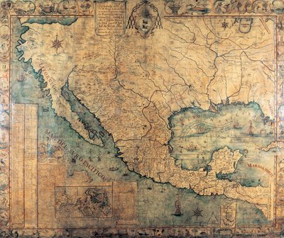 ニュースペインの地図（北アメリカ） 作： Jose Antonio Alzate