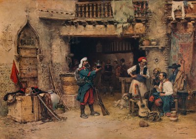 ガードルームで、c1904、1938 作： Jose Benlliure y Gil