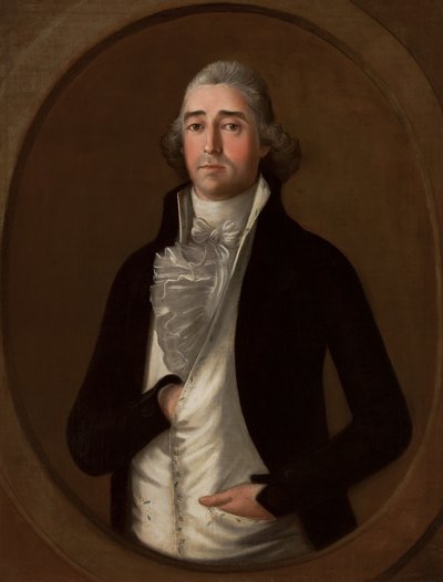 未知の男の肖像、1778 作： Jose Francisco Xavier de Salazar y Mendoza