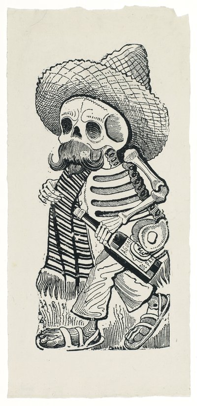 フランシスコ・I・マデロの頭蓋骨 作： José Guadalupe Posada