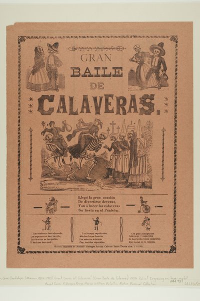 Großer Ball der Calaveras 作： ホセ・グアダルーペ・ポサダ