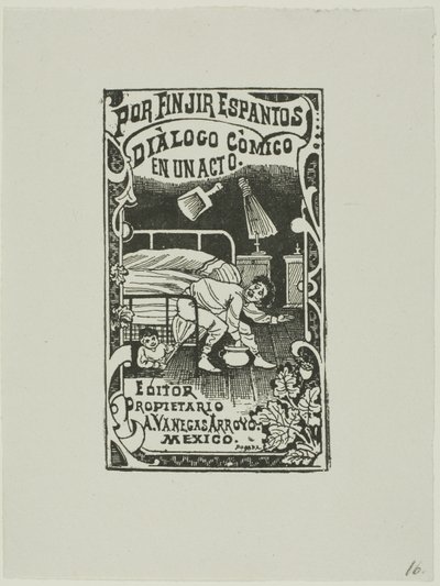 幽霊のふりをする 作： José Guadalupe Posada