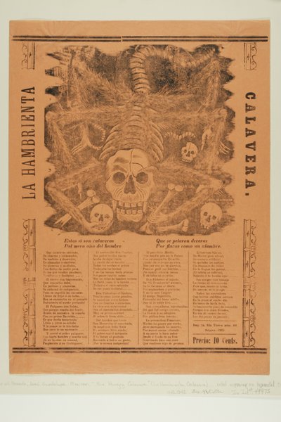 Die verhungernde Calavera 作： ホセ・グアダルーペ・ポサダ