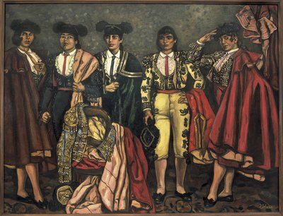 Las senoritas闘牛士（女性闘牛士）。 1931年（帆布に油彩） 作： Jose Gutierrez Solana