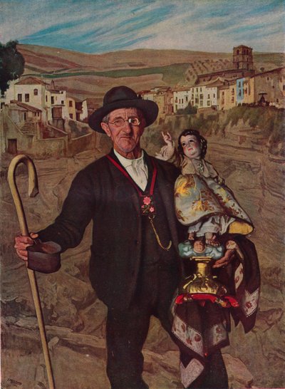 「敬虔と施し」、c1921 作： Jose Maria Rodriguez Acosta