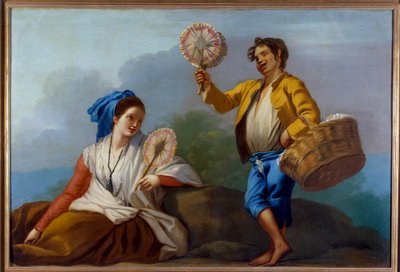 イーブンテールの商人」 ホセ・デル・カスティージョ（1737-1793）作 18世紀 マドリード・プラド美術館 作： José del Castillo