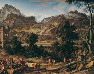 ベルナーオーバーラント 作： Josef Anton Koch
