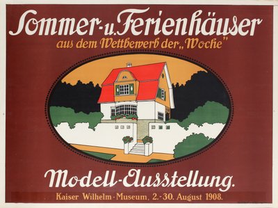 Summer & Holiday Homes, 1908年。 作： Josef Bichlmeier