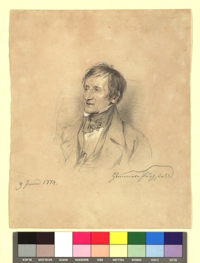 ヨーゼフ・フォン・ハマー（1774-1856）、外交官、東洋学者 作： ジョセフ・ダンハウザー