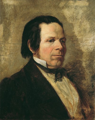 男の肖像 作： Josef Danhauser