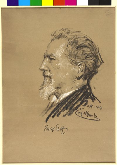 エミール・エルトルの写真 1889 作： Josef Engelhart