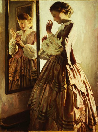リフレクション 作： Josef Engelhart