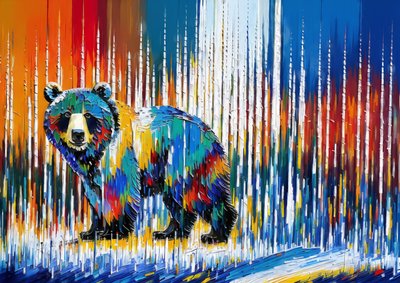 動物 クマ_1 作： Josef Johann Michel