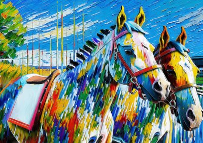 動物 馬_1 作： Josef Johann Michel