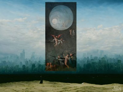 JJMがフリードリヒ-C-Dを再現：シティ・ビジョンの前の修道士1 作： Josef Johann Michel