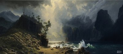 JJM、ビアスタットAを再現：太平洋岸のピュージェット湾 作： Josef Johann Michel