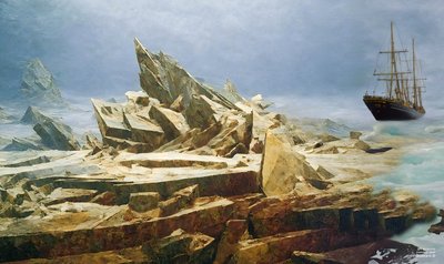 JJMがフリードリッヒ-C-Dを再現：北極海（震災前） 作： Josef Johann Michel