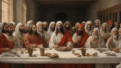 イエスの最後の晩餐_01 作： Josef Johann Michel