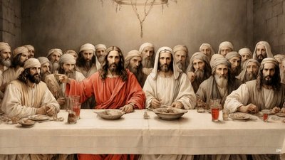 イエス_最後の晩餐_03 作： Josef Johann Michel