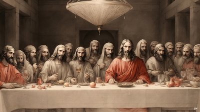 ジーザス_最後の晩餐_04 作： Josef Johann Michel