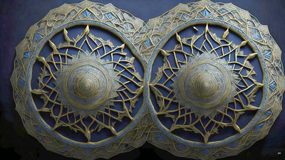 マンダラエジプトの要素_01 作： Josef Johann Michel