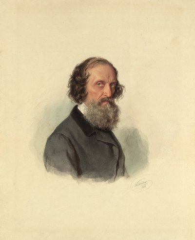 自画像 作： Josef Kriehuber