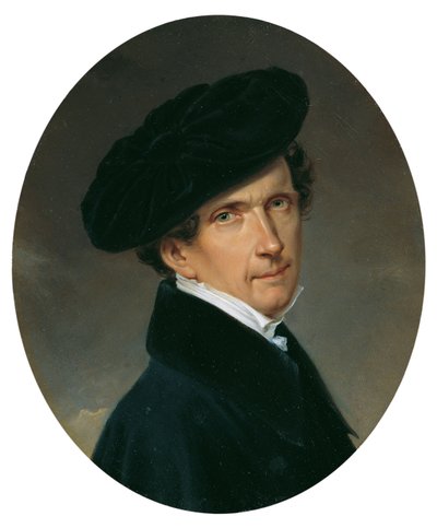 自画像 作： Josef Lambert Denk