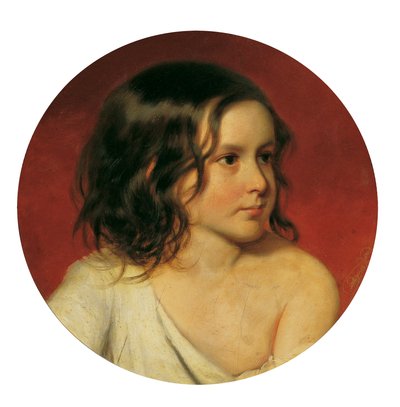 子供の肖像画 作： Josef Matthäus Aigner